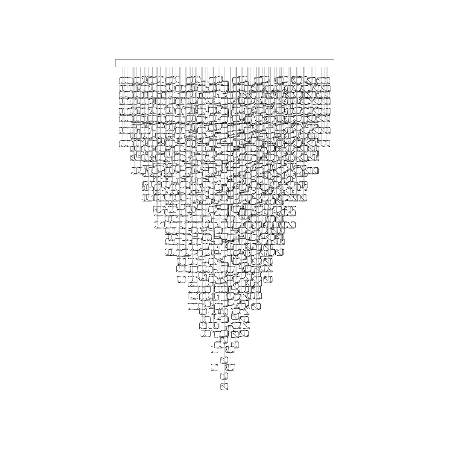 Veshaa Postmodern Luxury Stone Crystal Chandelier - Blowlighting