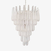 Aurora Chandelier Pinecone Murano Glass Textured Luxury - Blowlighting