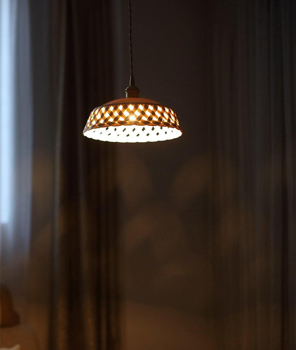 Openwork Ceramic Pendant Lamp - Blowlighting