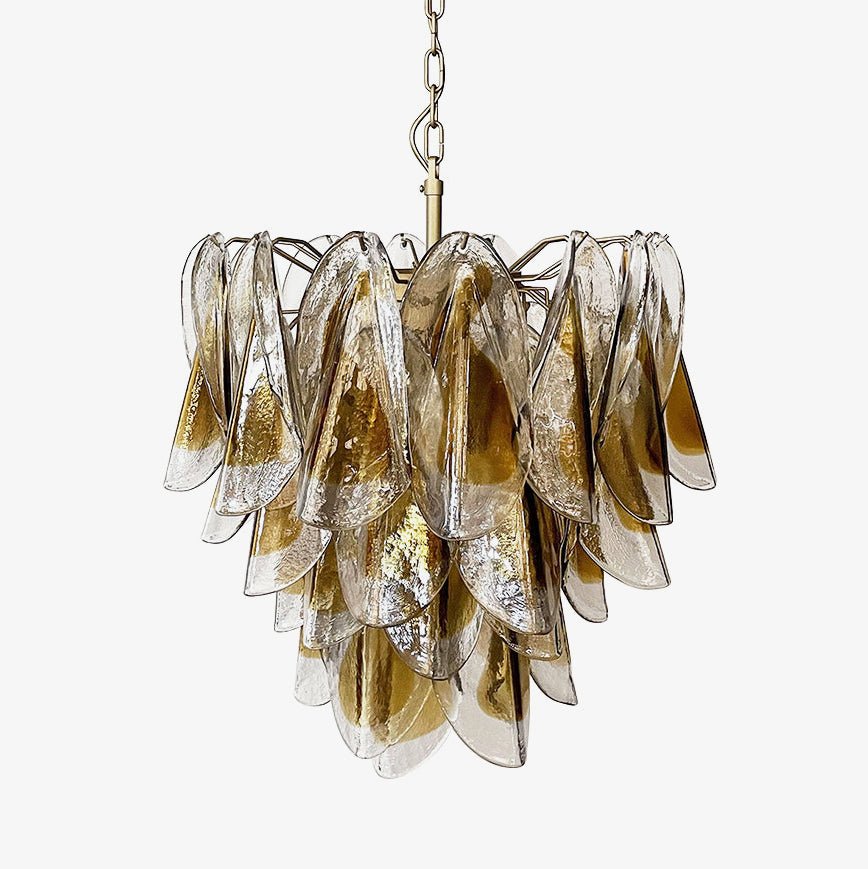 Aurora Chandelier Isabella Gold Petal Layered - Blowlighting