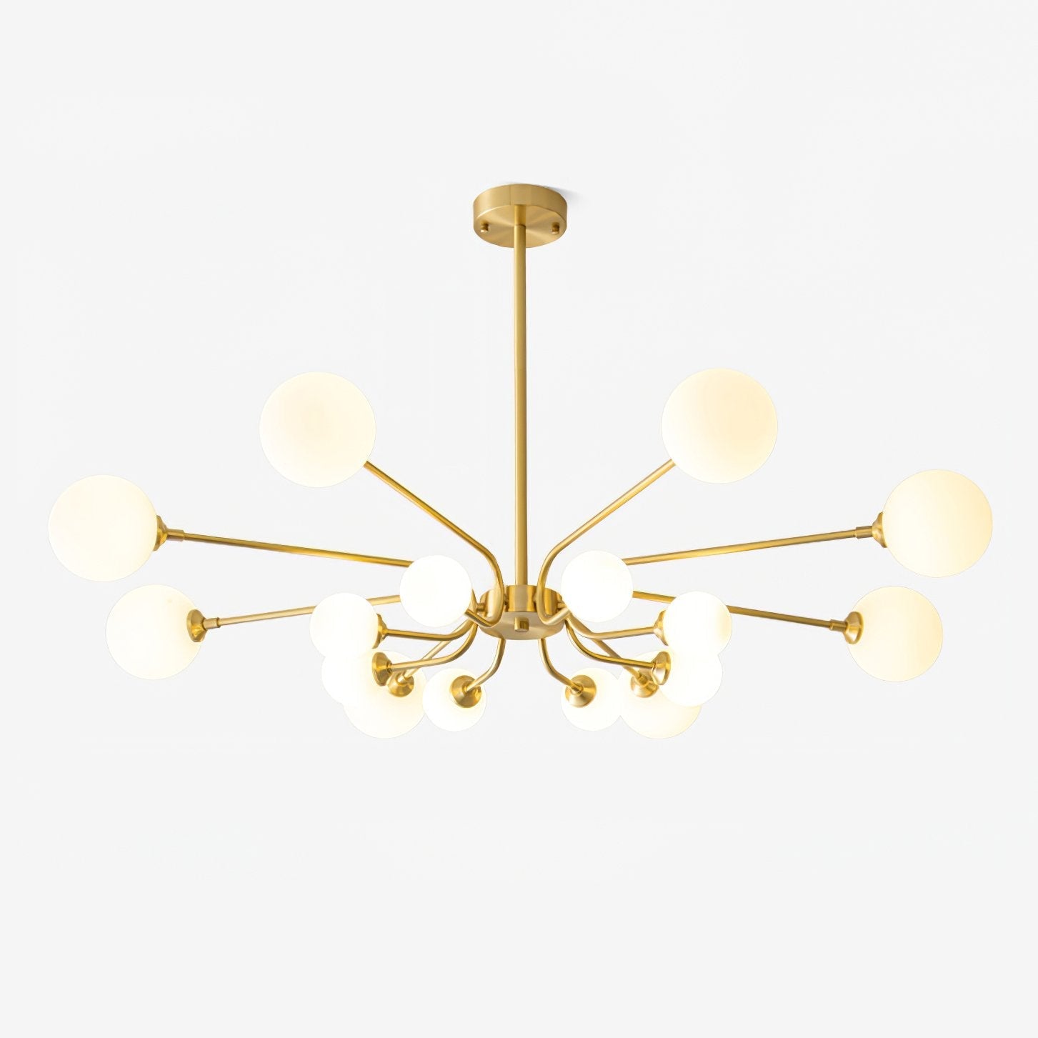 Aurora Chandelier Globe Arm Modern - Blowlighting