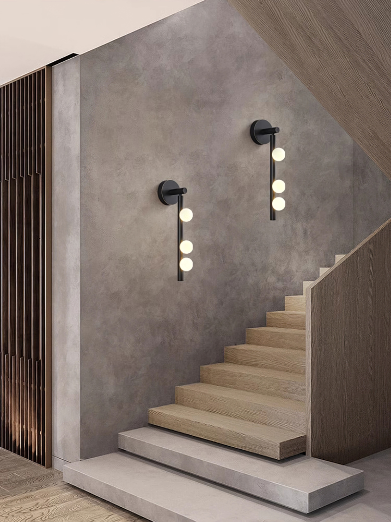 Brass Glass Tube Wall Lamp - Blowlighting