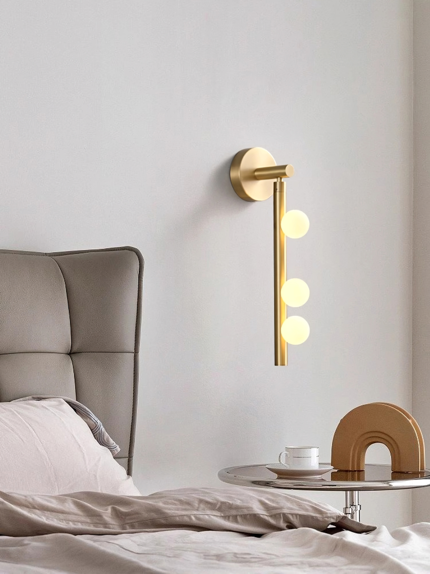 Brass Glass Tube Wall Lamp - Blowlighting