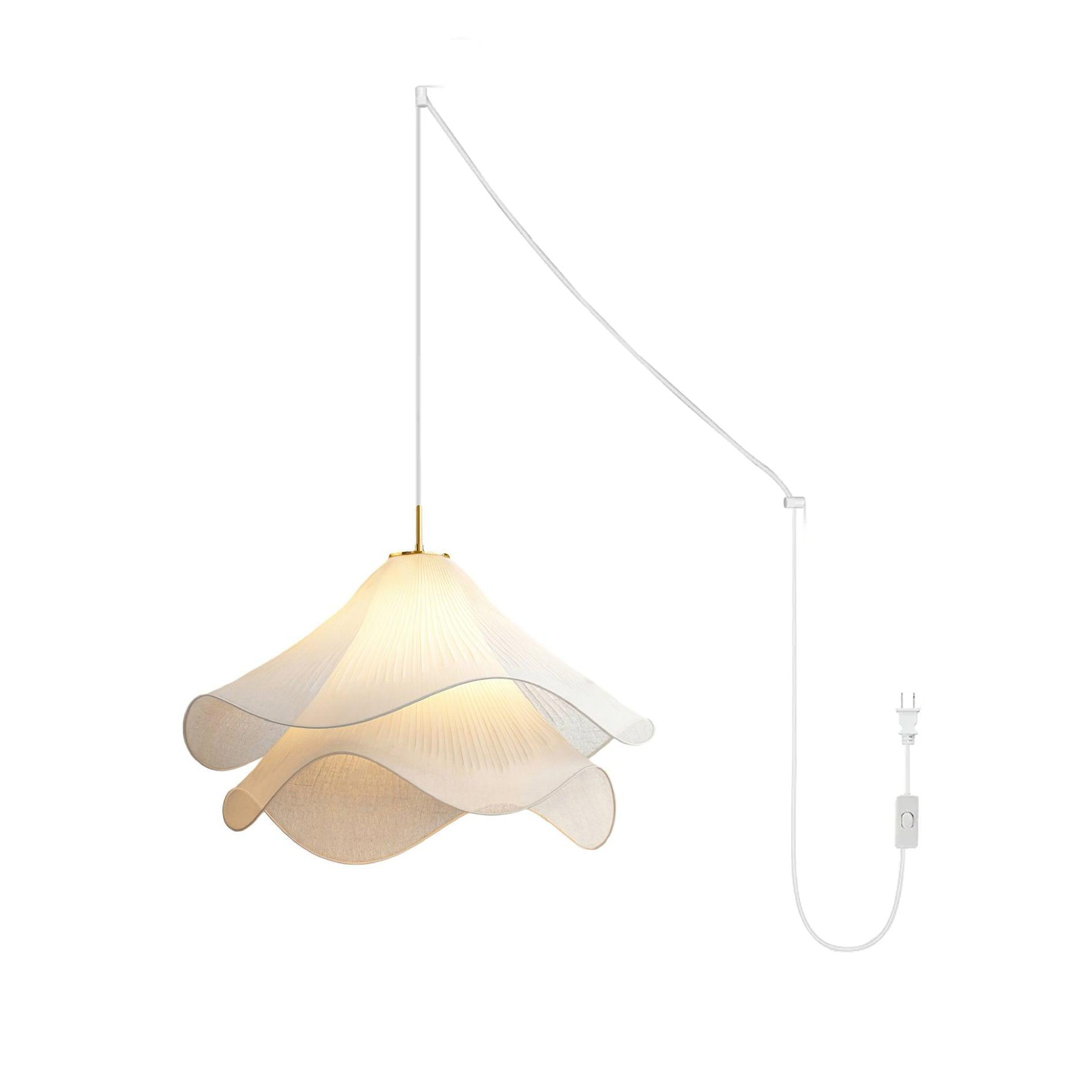 Ethereal Bloom Plug-in Pendant Light - Blowlighting