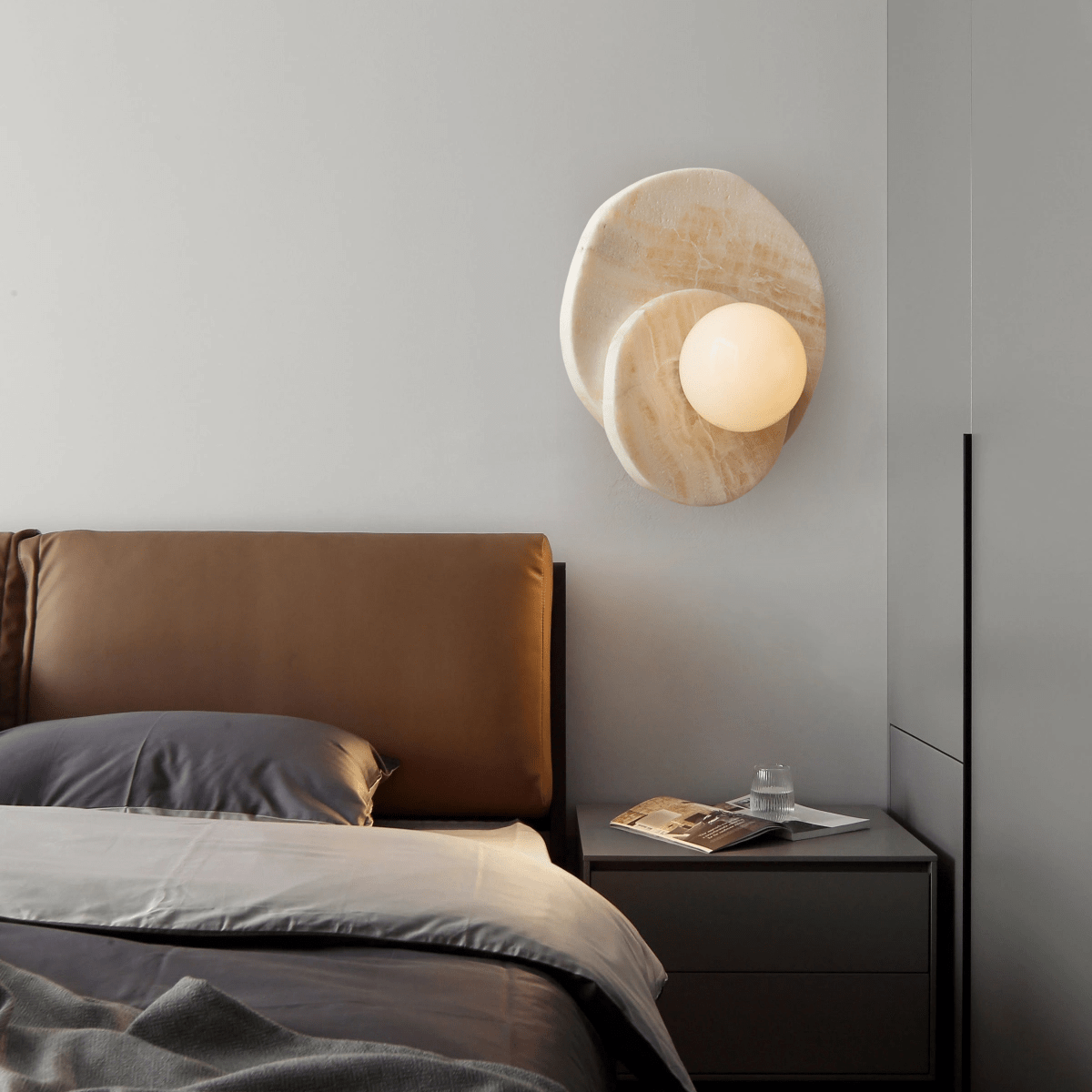 Alorarae Organic Alabaster Wall Light - Blowlighting