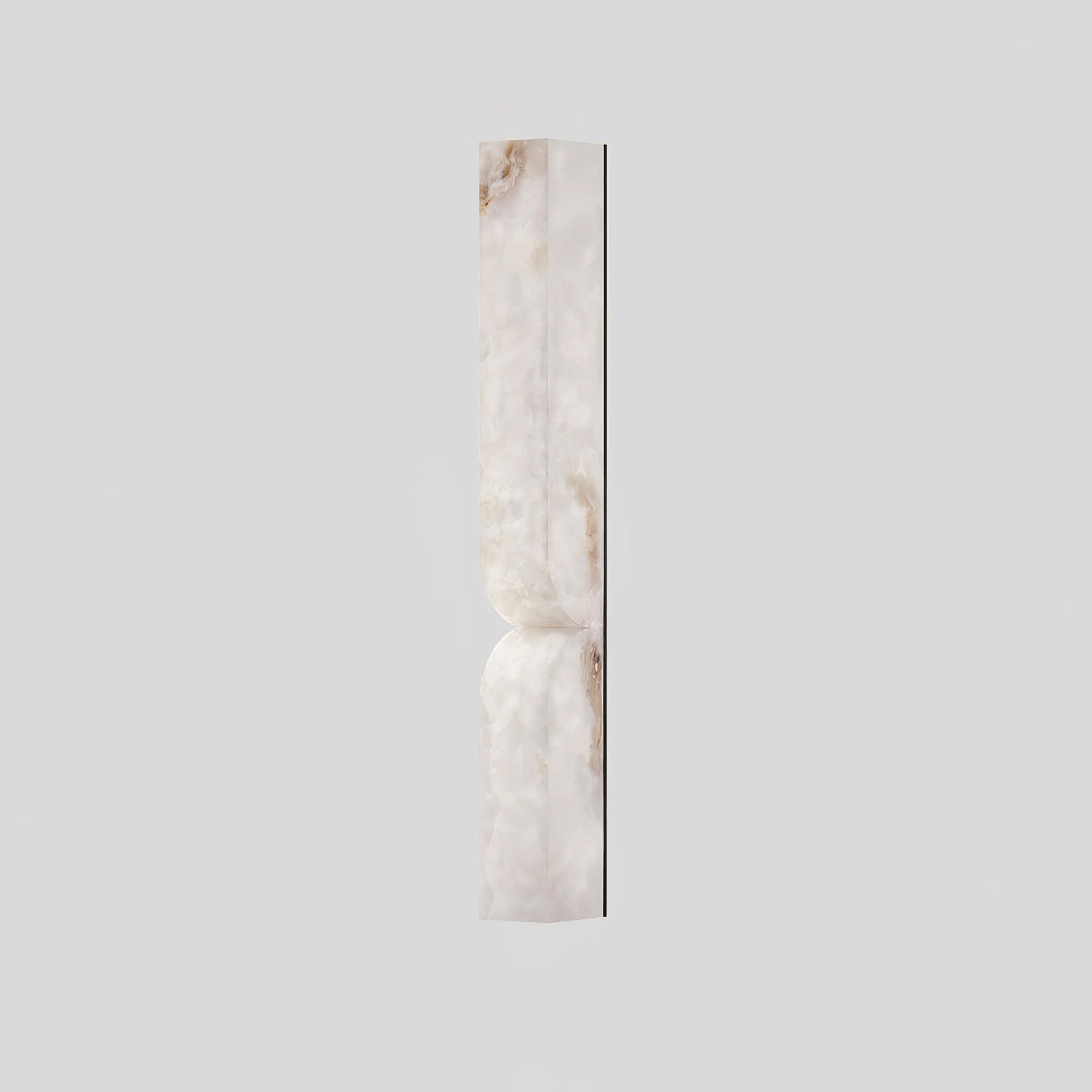 Lunaris Alabaster Rectangular Wall Lamp - Blowlighting