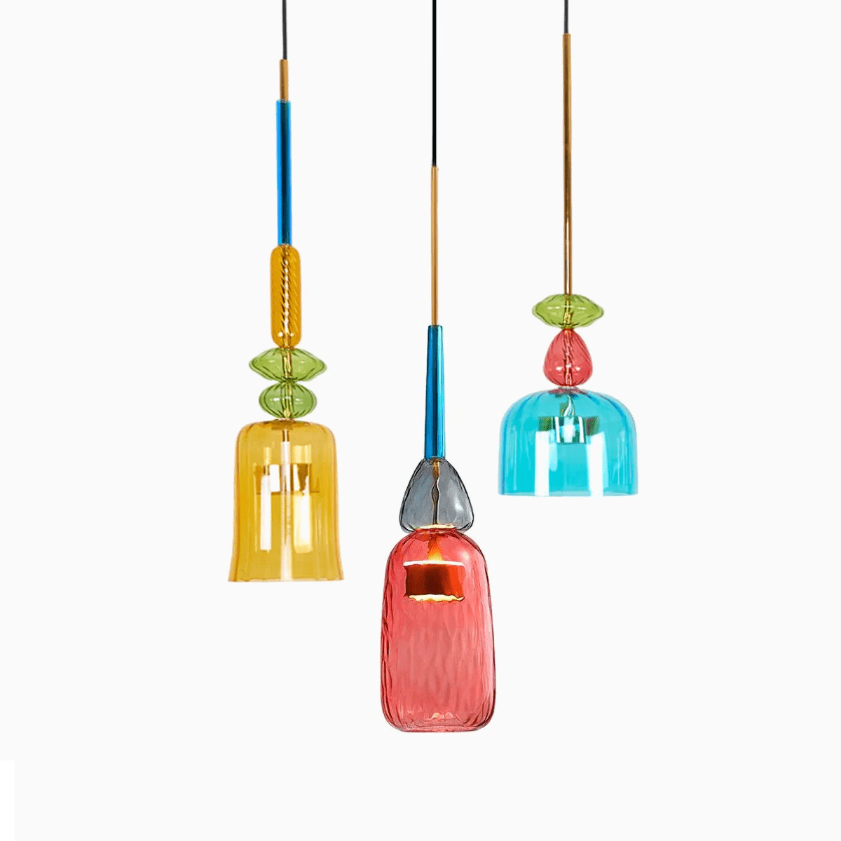 Muse Bohemian Glass Pendant Lamp - Blowlighting
