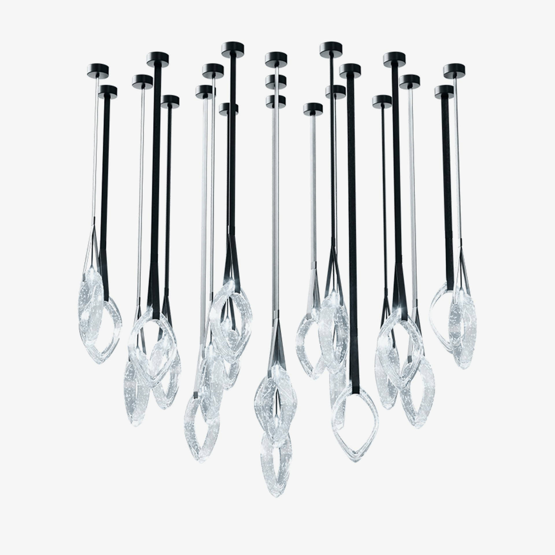 Ivvyne Modern Glass Chandelier - Blowlighting