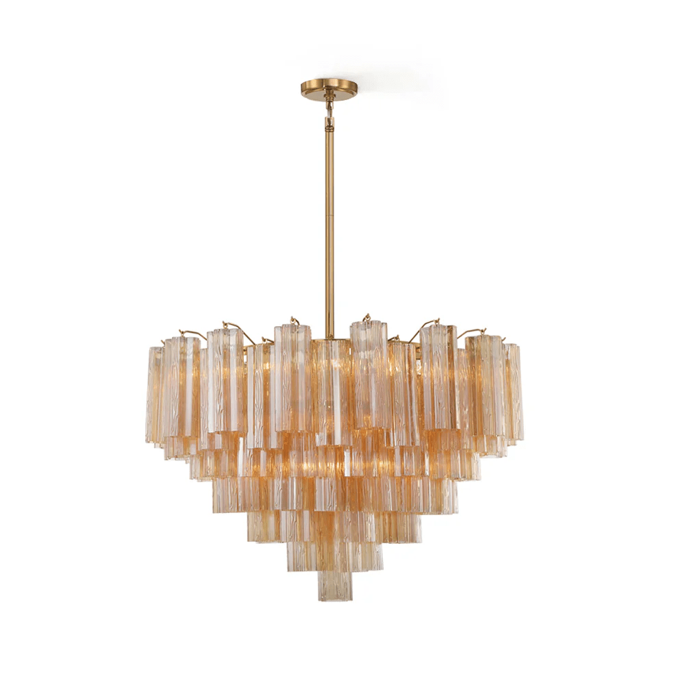 Aurora Chandelier Virella Murano Glass Tube Luxury - Blowlighting