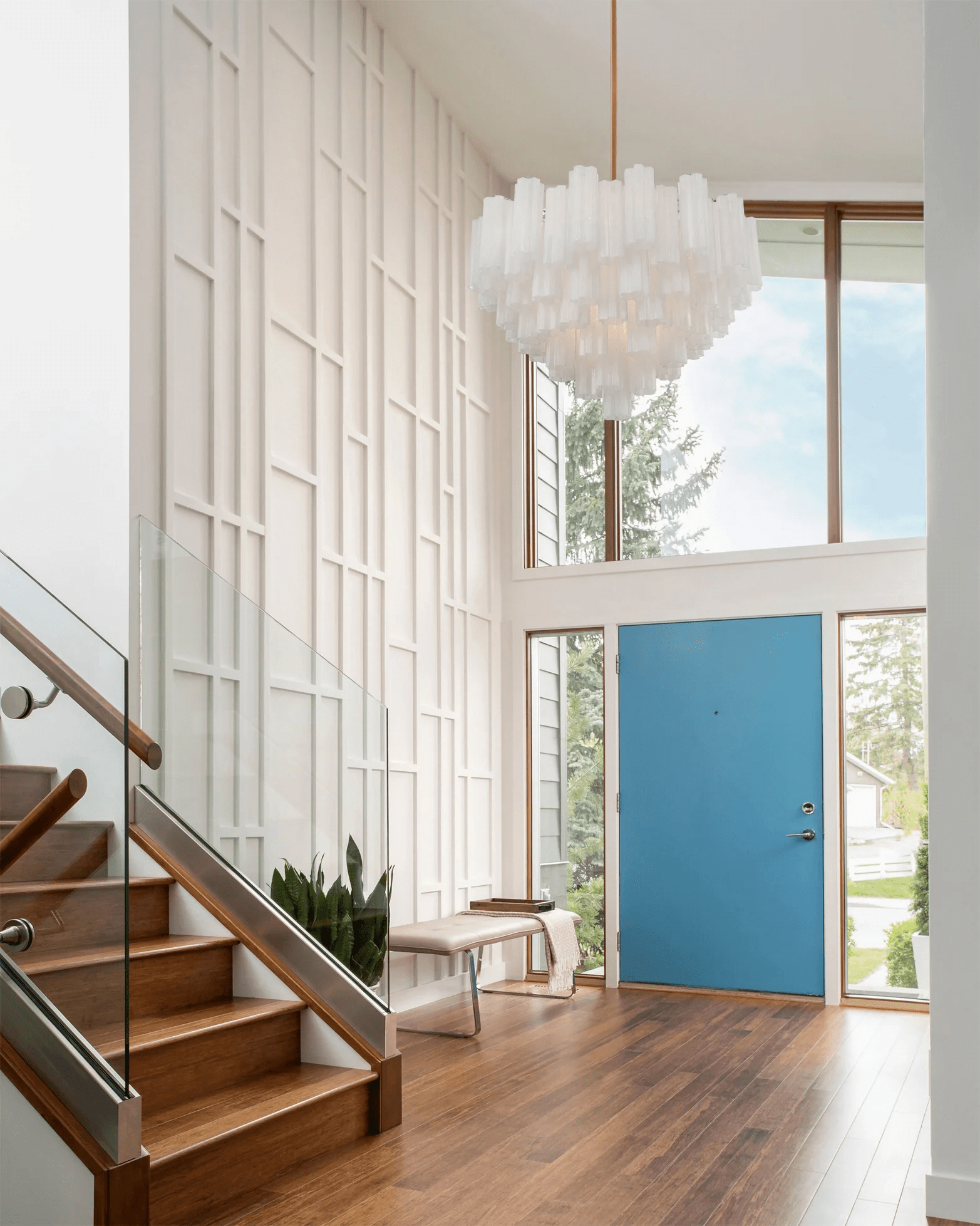 Aurora Chandelier Virella Murano Glass Tube Luxury - Blowlighting