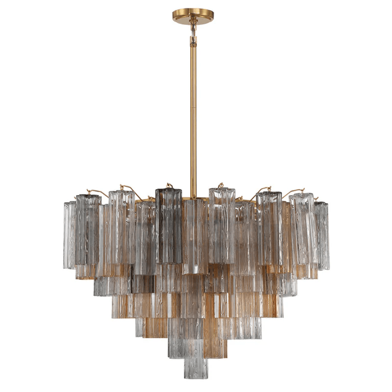 Aurora Chandelier Virella Murano Glass Tube Luxury - Blowlighting