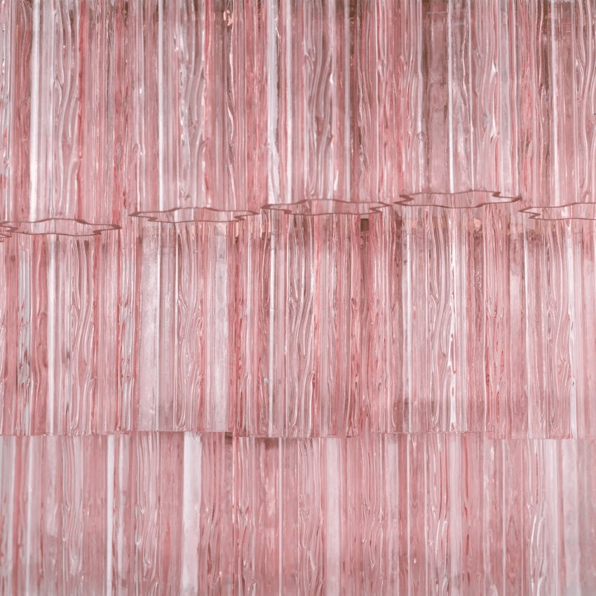 Aurora Chandelier Four Tier Fluted Glass - Blowlighting