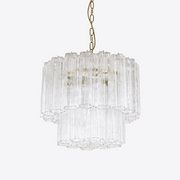 Aurora Chandelier Small Treviso Murano Glass Tube - Blowlighting