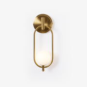 Cumirisra Modern Minimalist Brass Glass Wall Light - Blowlighting