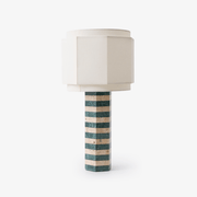 Modari Striped Stone Table Lamp - Blowlighting