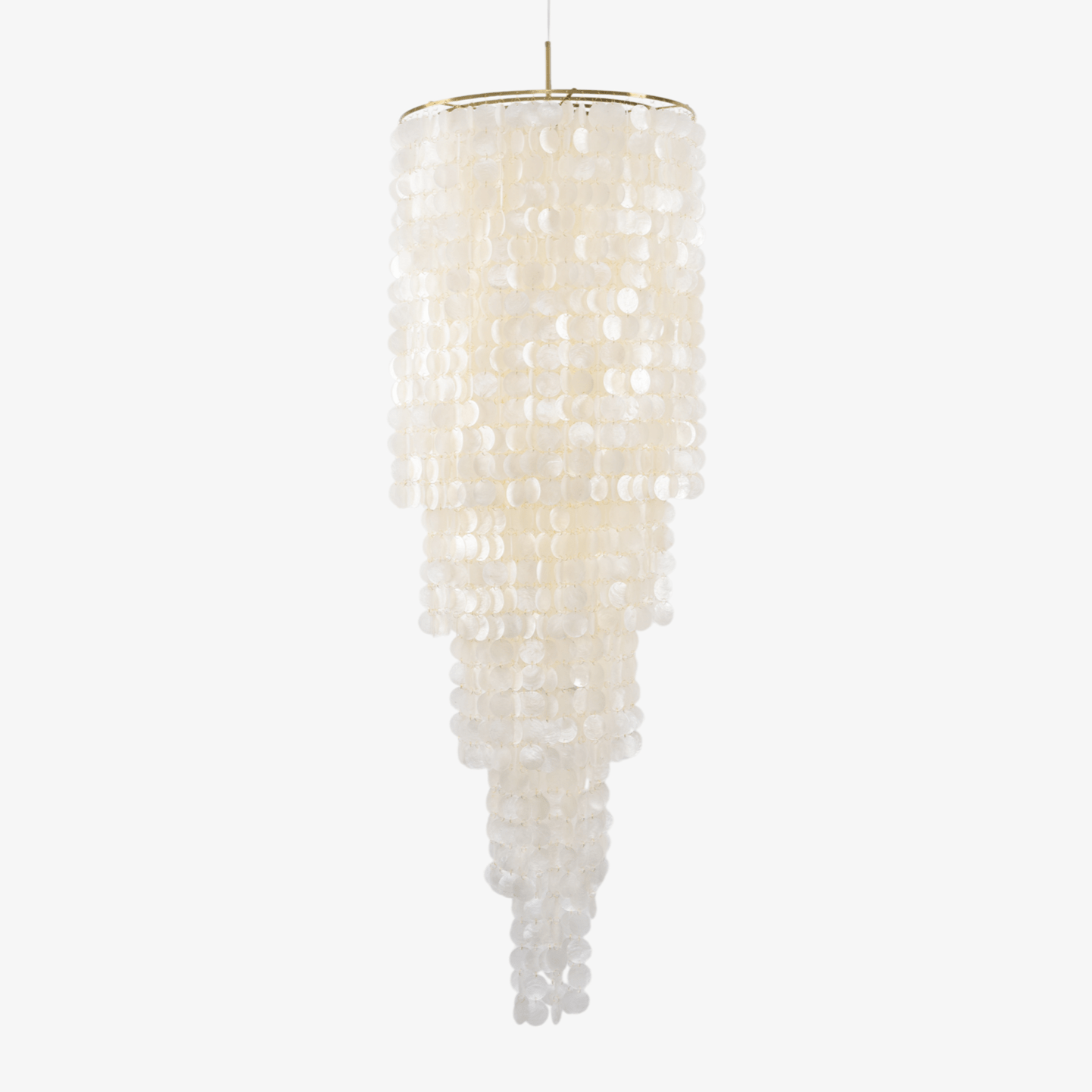 Eloryra Cascading Glass Chandelier - Blowlighting