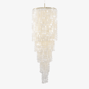 Eloryra Cascading Glass Chandelier - Blowlighting