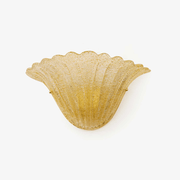 Aurora Wall Lamp Scallop Edge Textured Glass Elegant - Blowlighting