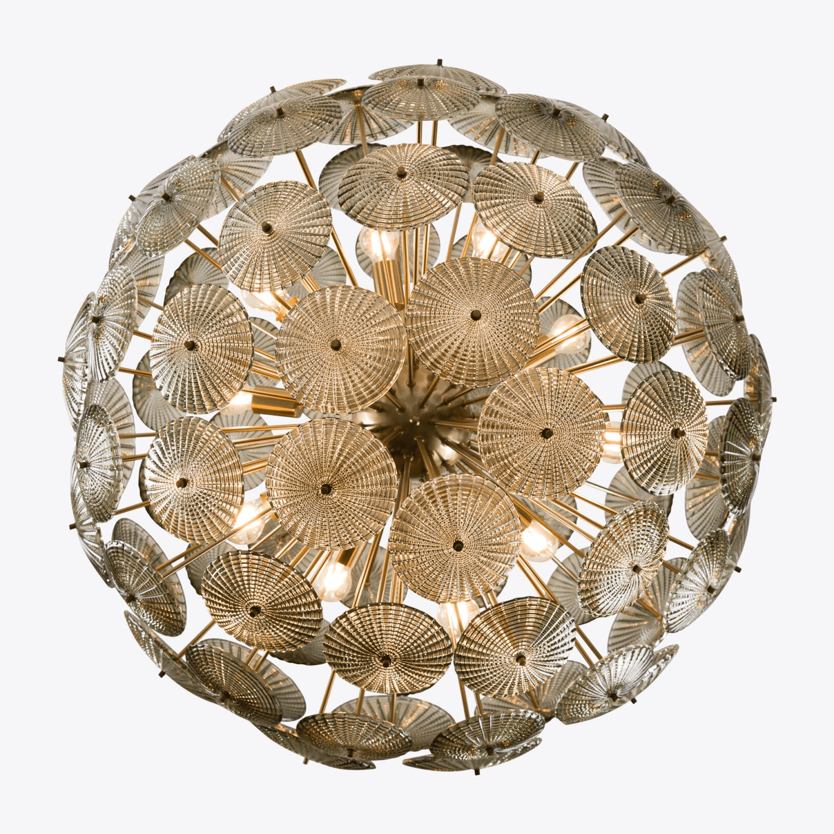 Aurora Chandelier Sputnik Dandelion Burst Glass - Blowlighting