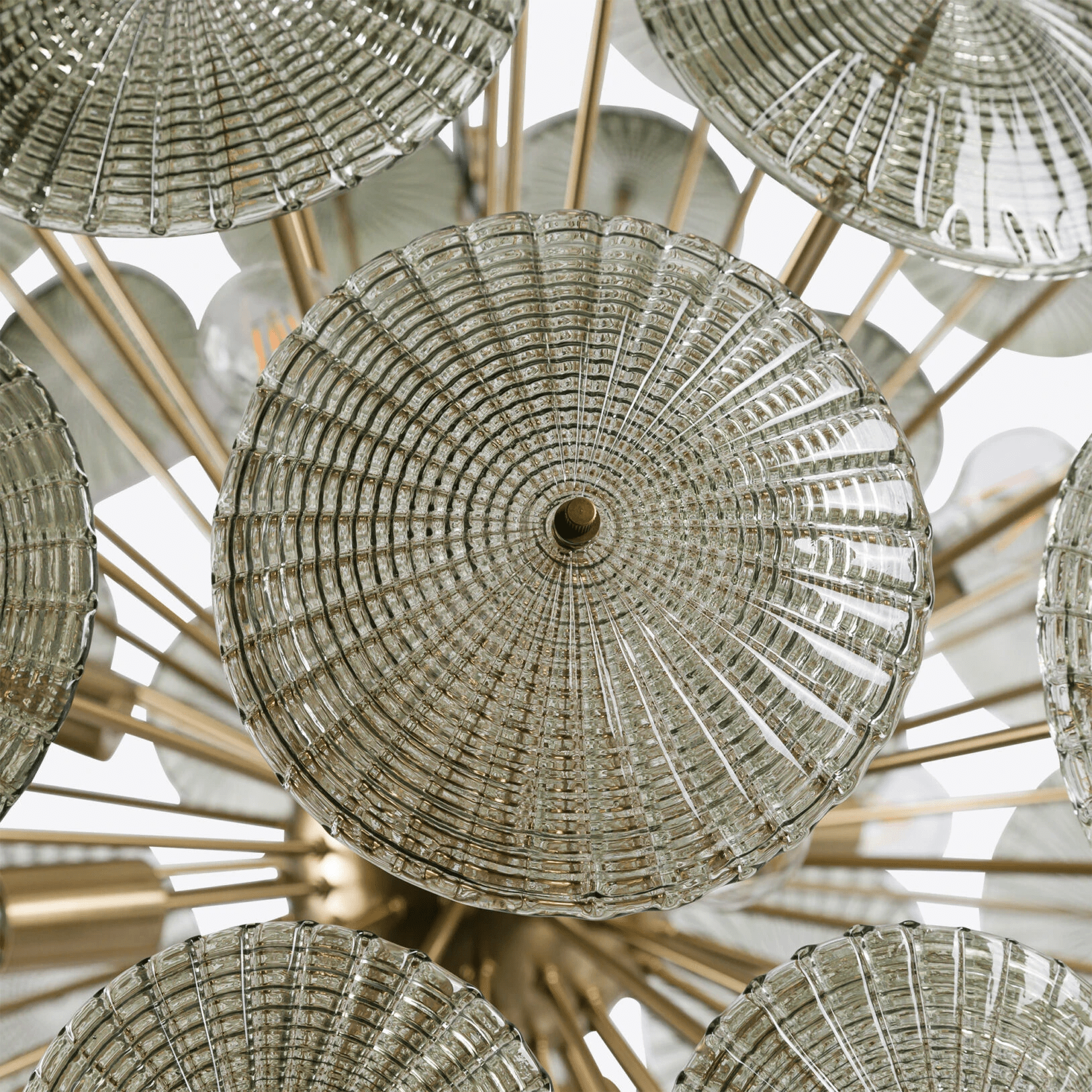 Aurora Chandelier Sputnik Dandelion Burst Glass - Blowlighting