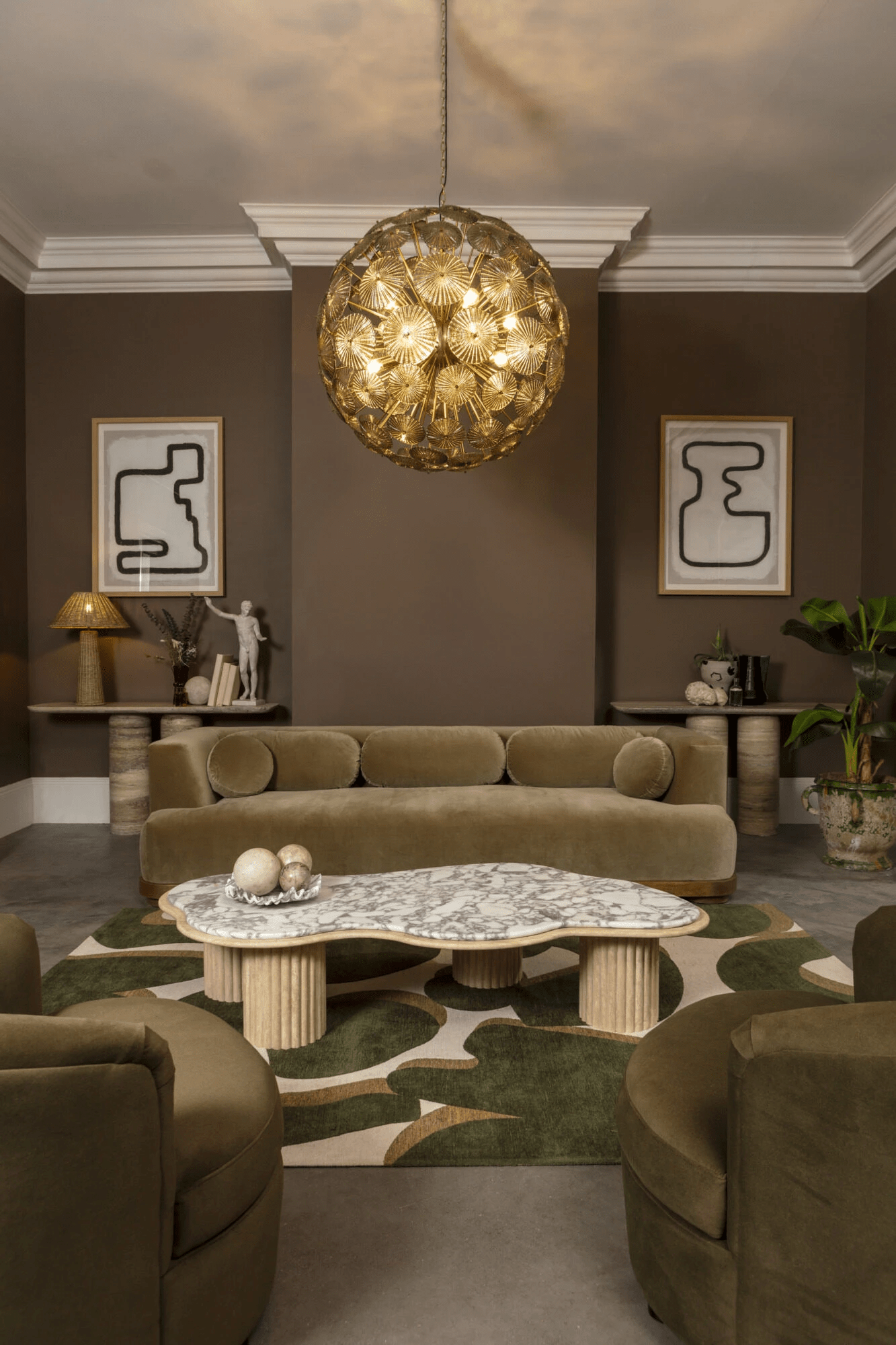 Aurora Chandelier Sputnik Dandelion Burst Glass - Blowlighting