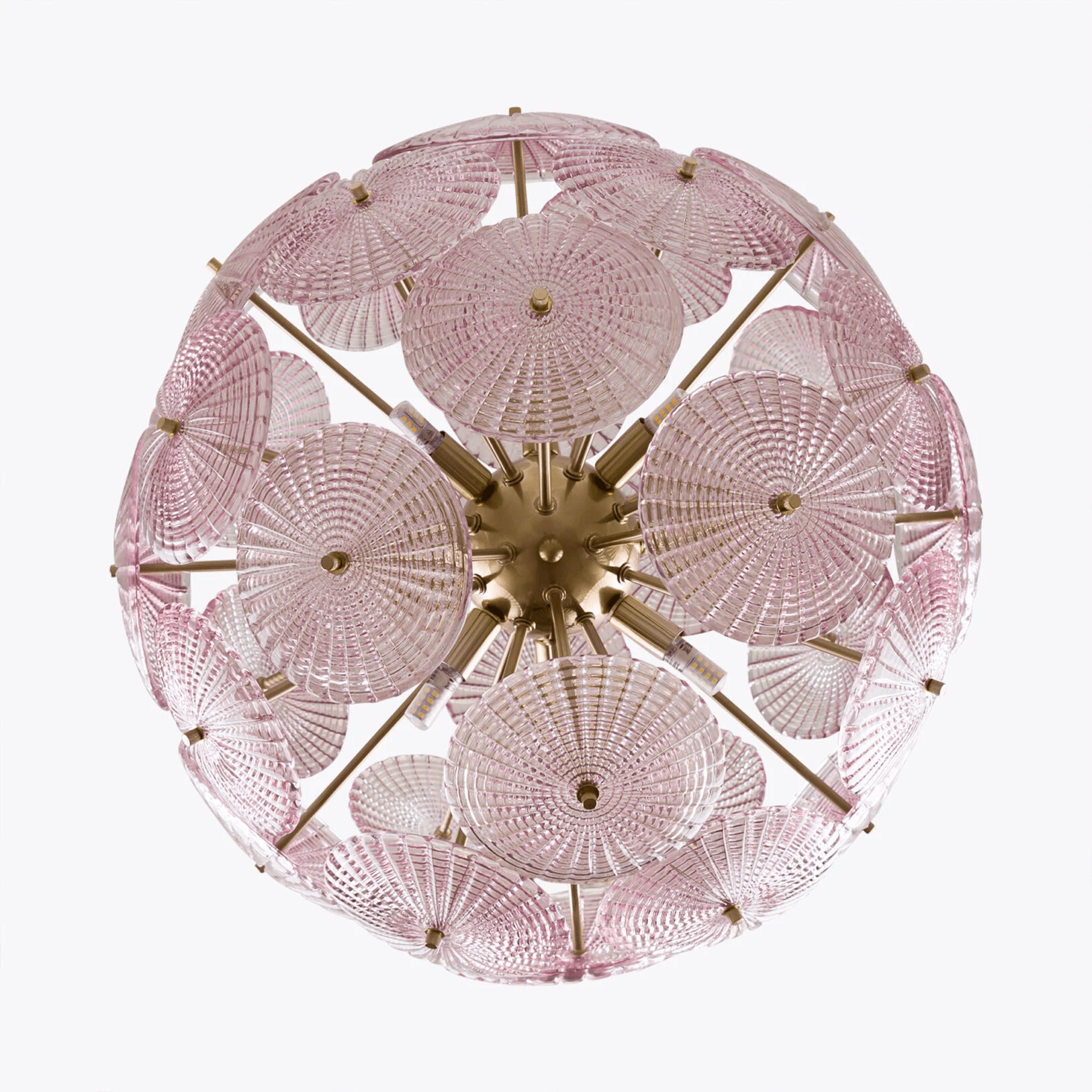 Aurora Chandelier Sputnik Dandelion Burst Glass - Blowlighting