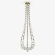 PearlCascade Glass Bead Chandelier - Blowlighting