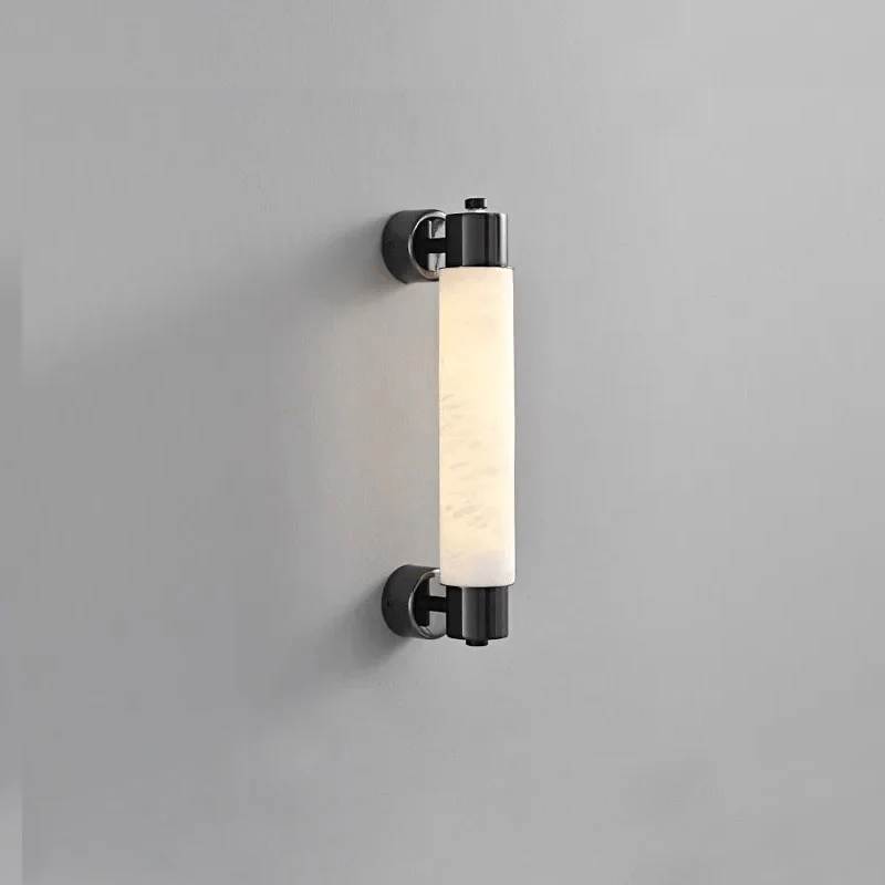 Eurthaeth Alabaster Brass Wall Light - Blowlighting
