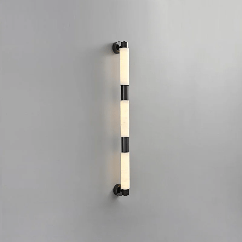 Eurthaeth Alabaster Brass Wall Light - Blowlighting