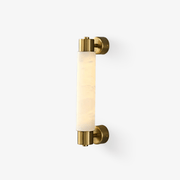 Eurthaeth Alabaster Brass Wall Light - Blowlighting