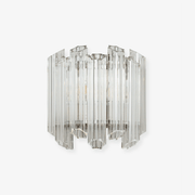 Aurora Wall Lamp Clear Murano Glass Tube Cascade - Blowlighting
