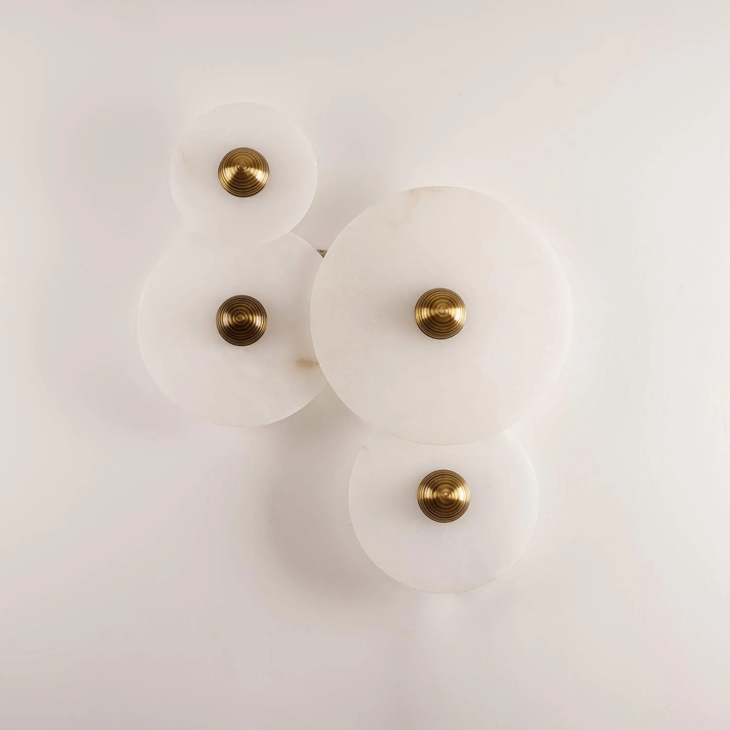 Selene Minimalist Alabaster Ceiling Light - Blowlighting