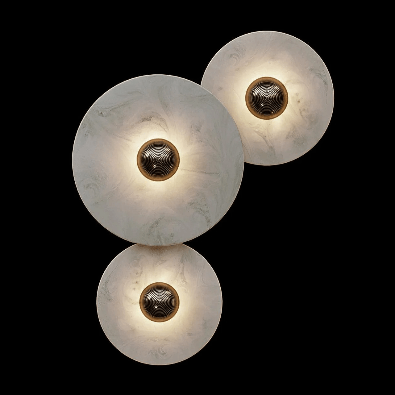 Selene Minimalist Alabaster Ceiling Light - Blowlighting