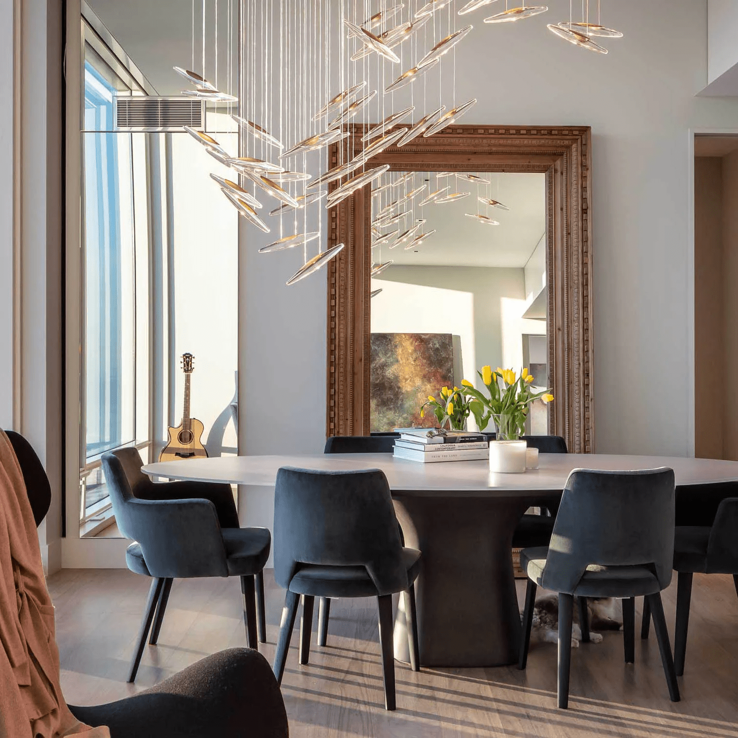 Moonlight Whispers Chandelier - Blowlighting