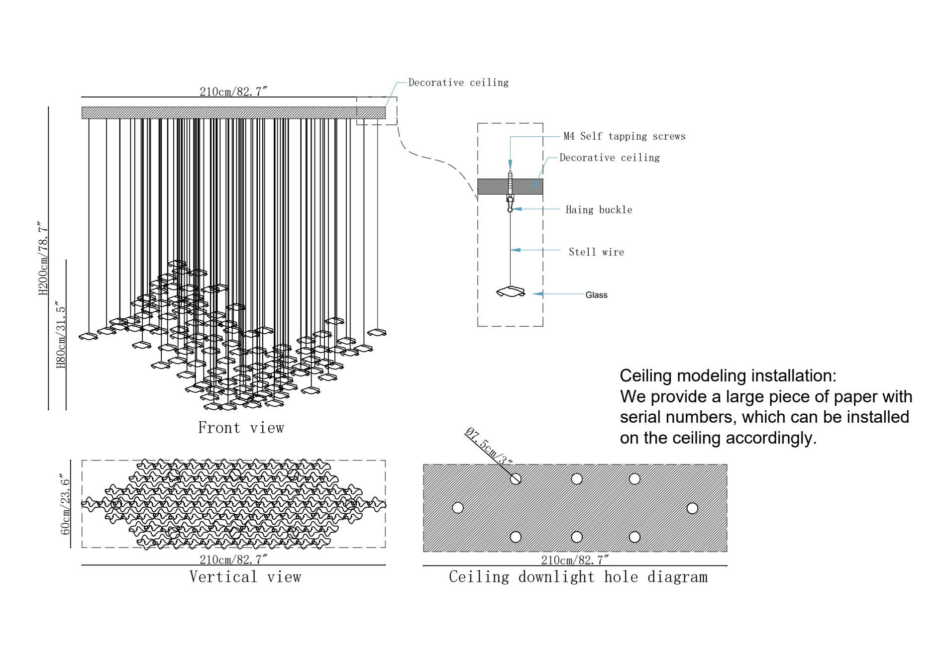 Vecarisra Luxury Tidal Art Glass Pendants Lamp - Blowlighting