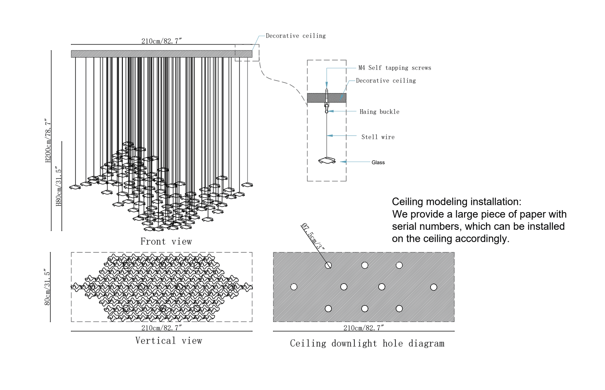 Vecarisra Luxury Tidal Art Glass Pendants Lamp - Blowlighting