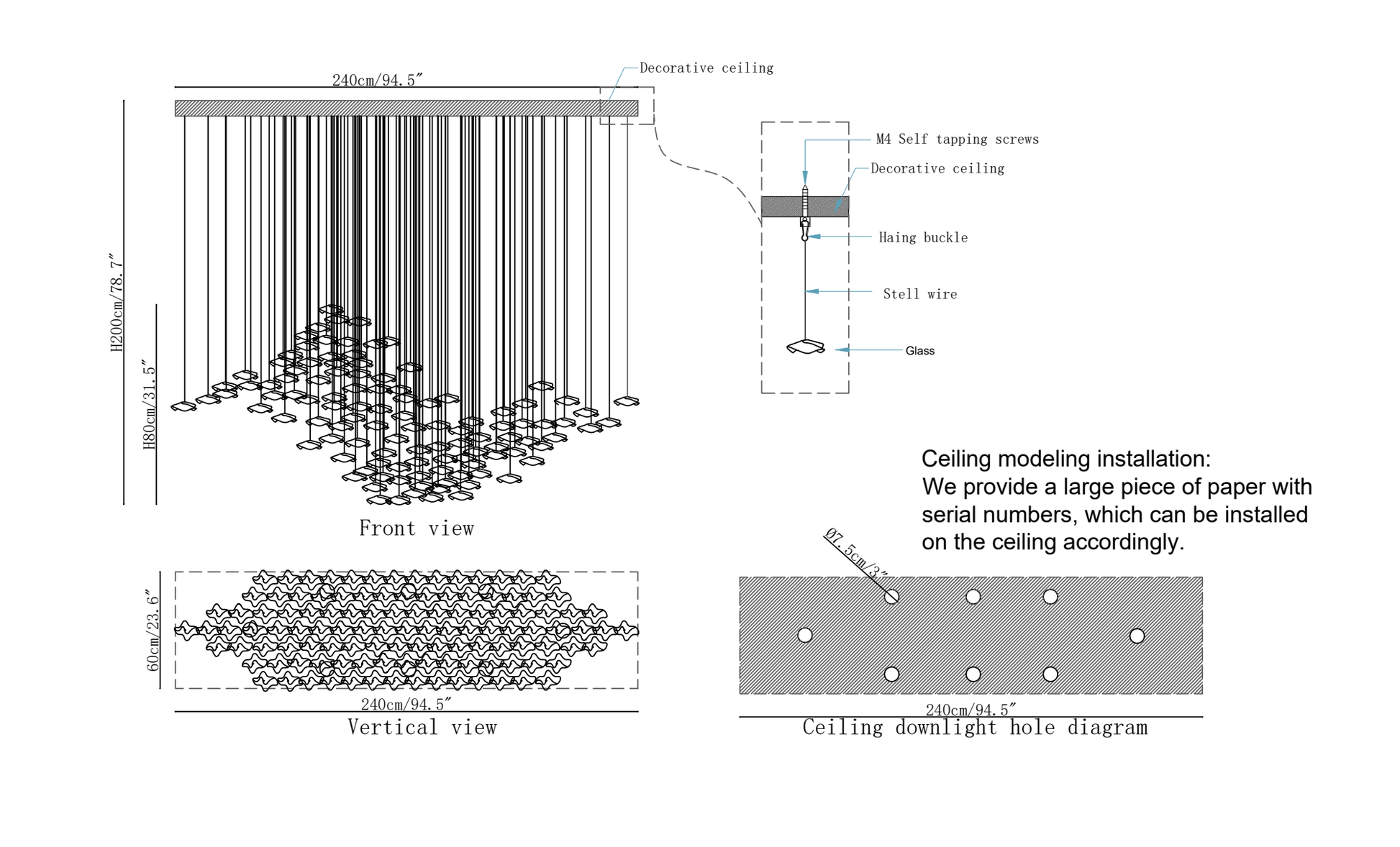 Vecarisra Luxury Tidal Art Glass Pendants Lamp - Blowlighting