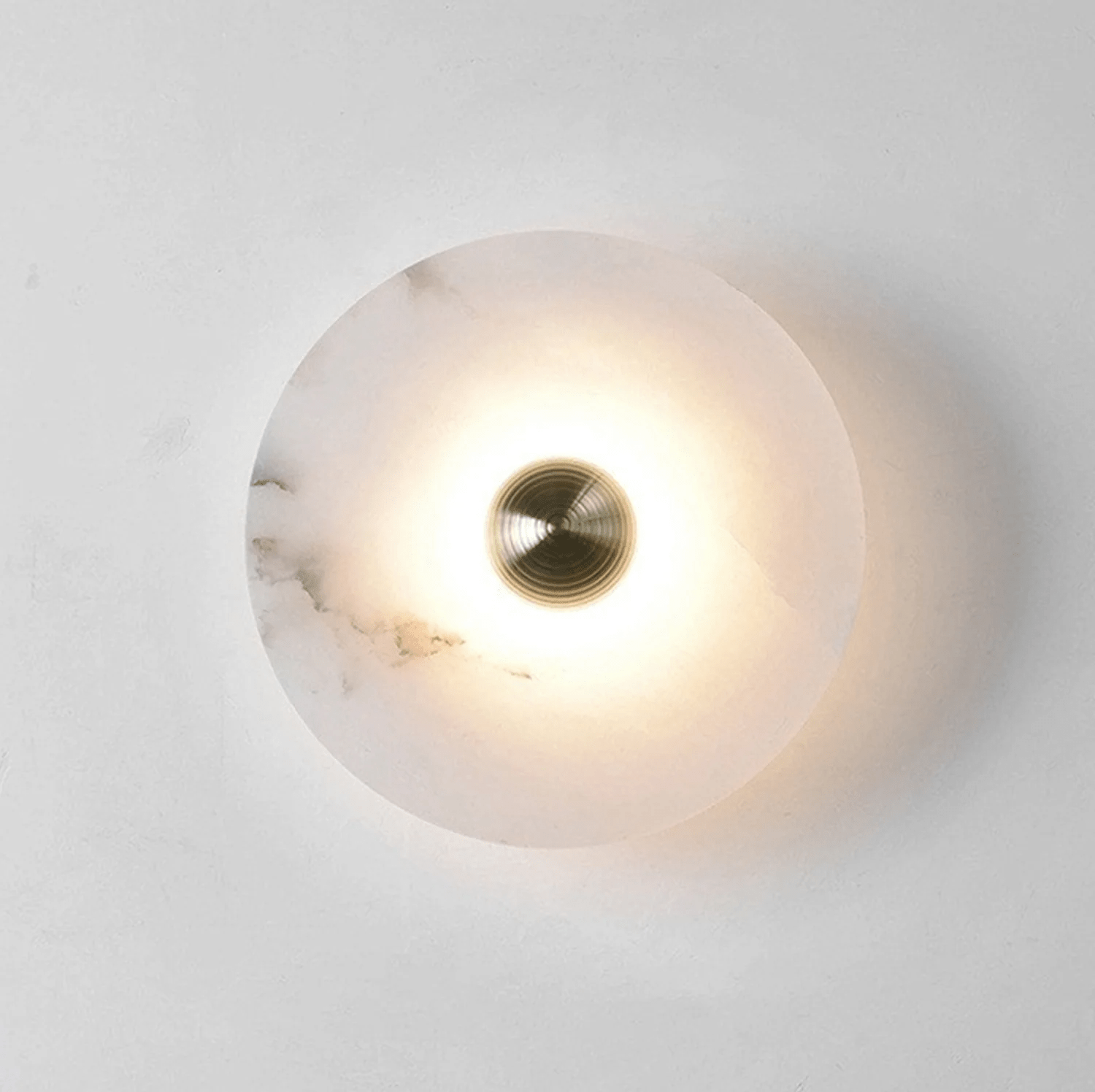 Selene Minimalist Alabaster Ceiling Light - Blowlighting