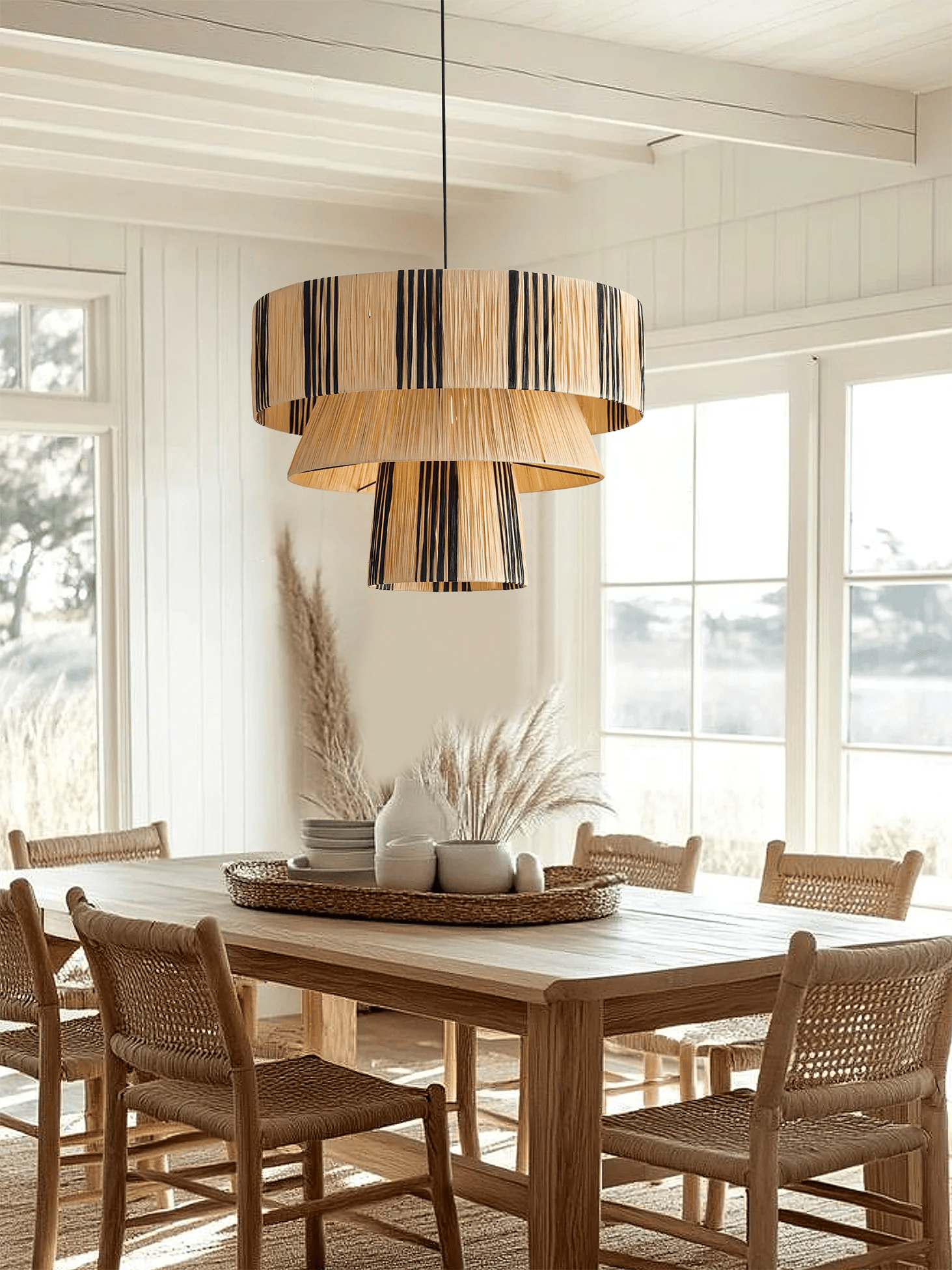 Zarora Raffia Pendant Lamp - Blowlighting