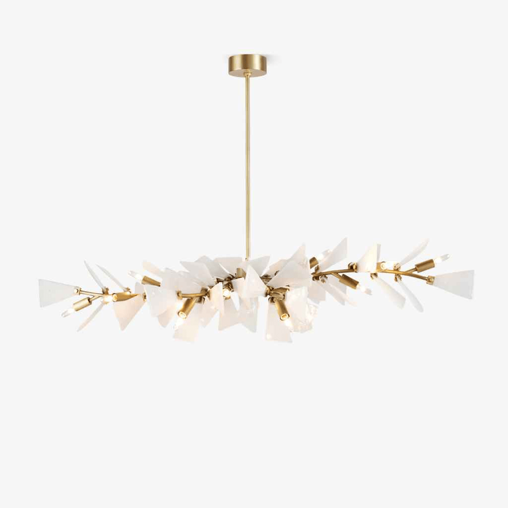 Samuel Luxury Glass Chandelier - Blowlighting