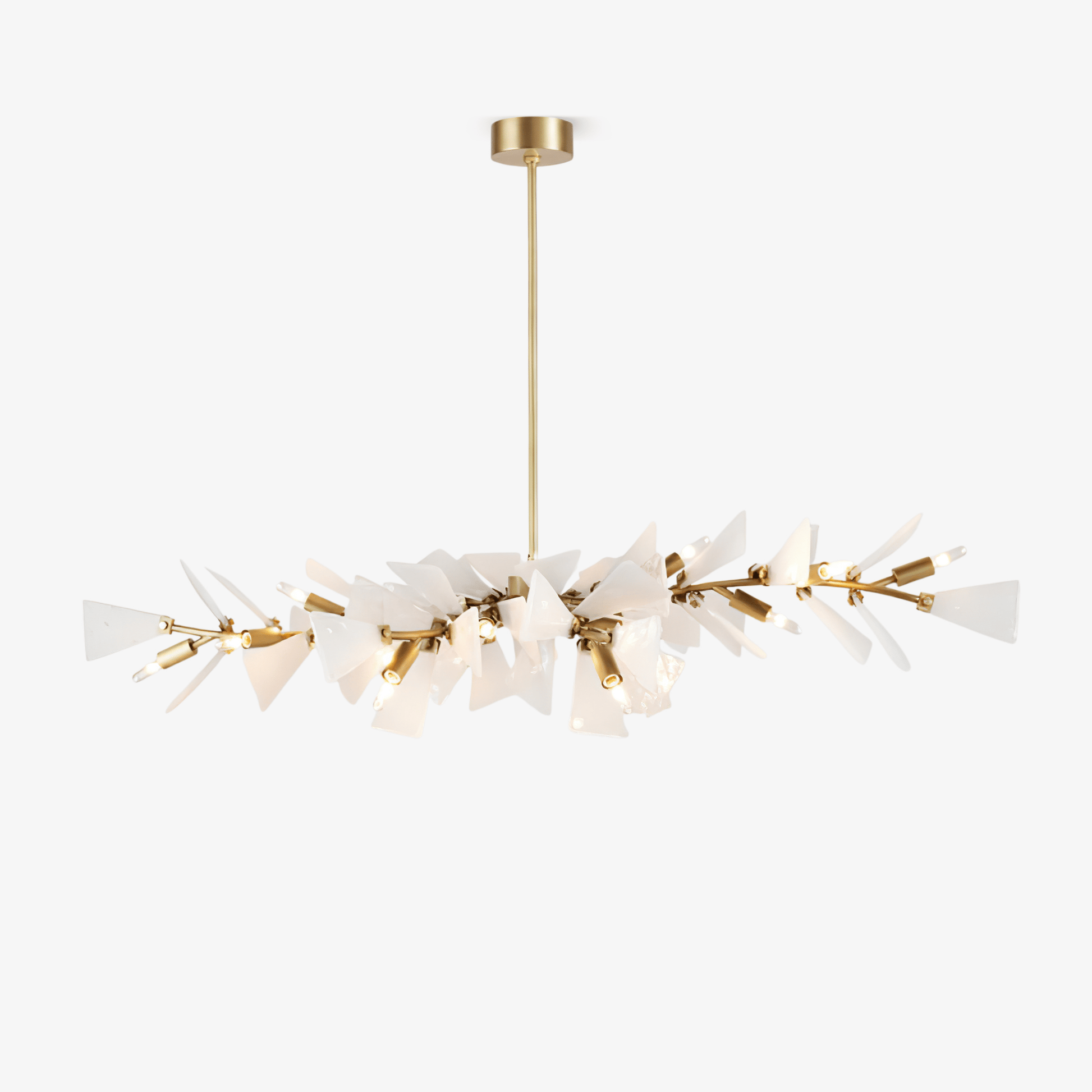 Samuel Luxury Glass Chandelier - Blowlighting