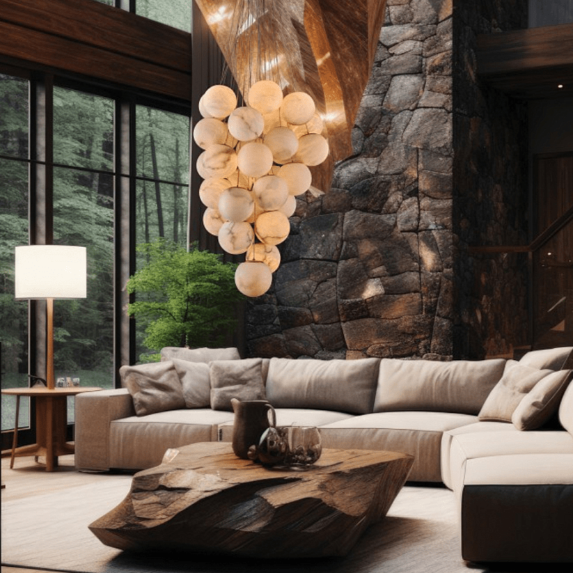 Grapha Alabaster Pendant Light - Blowlighting