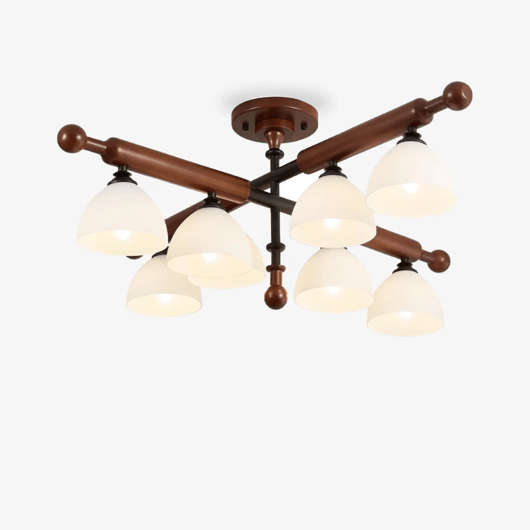 Rusticana Crossbeam Wood Ceiling Light - Blowlighting