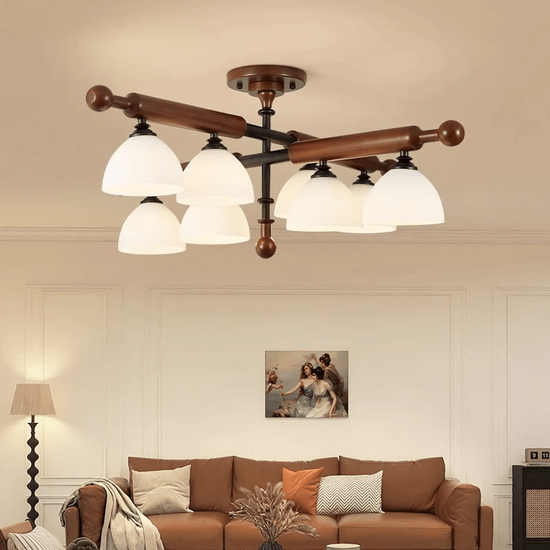 Rusticana Crossbeam Wood Ceiling Light - Blowlighting