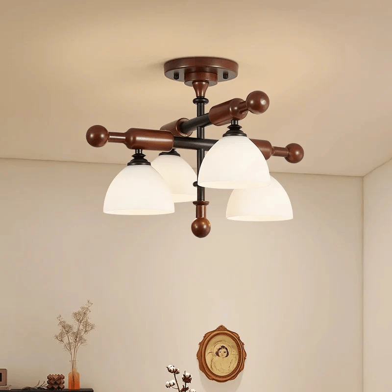 Rusticana Crossbeam Wood Ceiling Light - Blowlighting