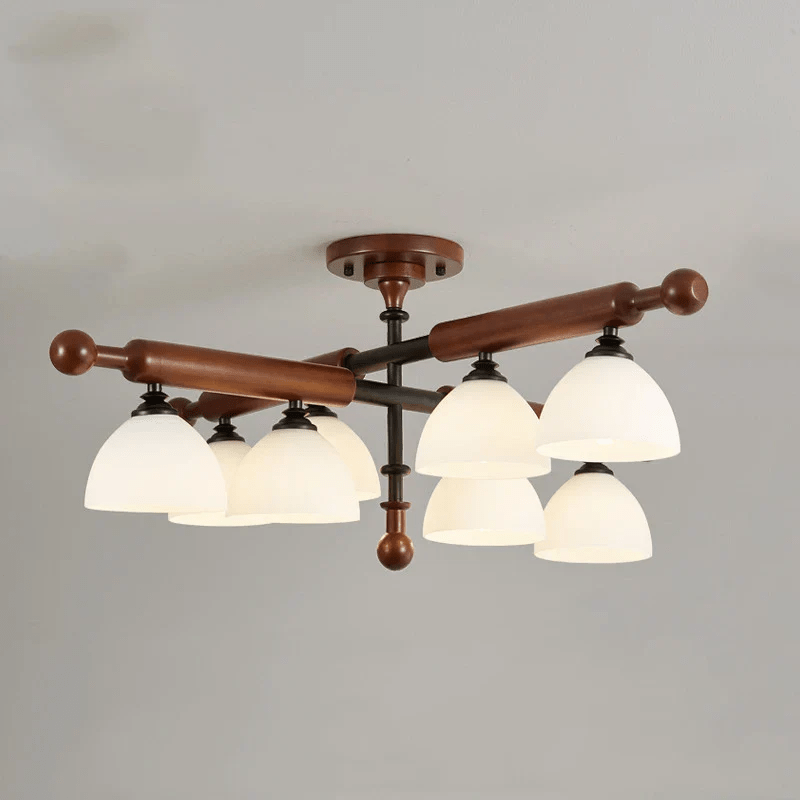 Rusticana Crossbeam Wood Ceiling Light - Blowlighting