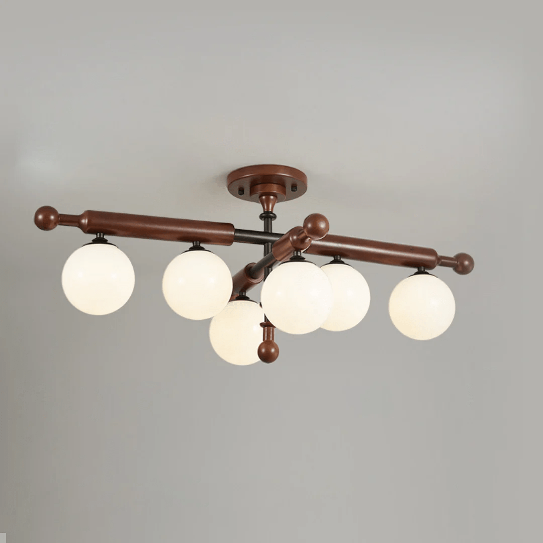 Rusticana Crossbeam Wood Ceiling Light - Blowlighting