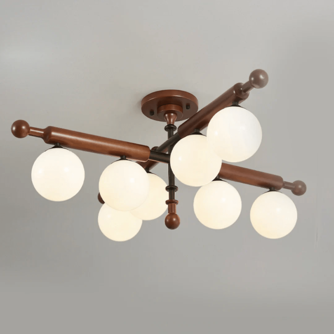 Rusticana Crossbeam Wood Ceiling Light - Blowlighting
