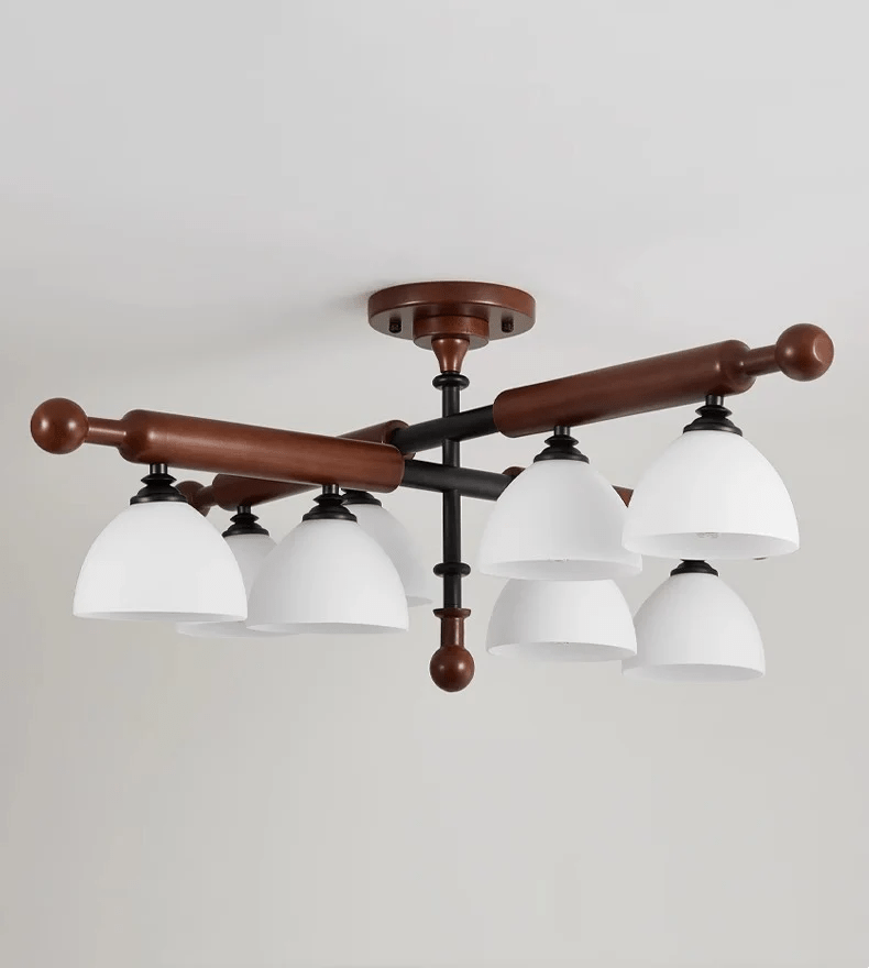 Rusticana Crossbeam Wood Ceiling Light - Blowlighting