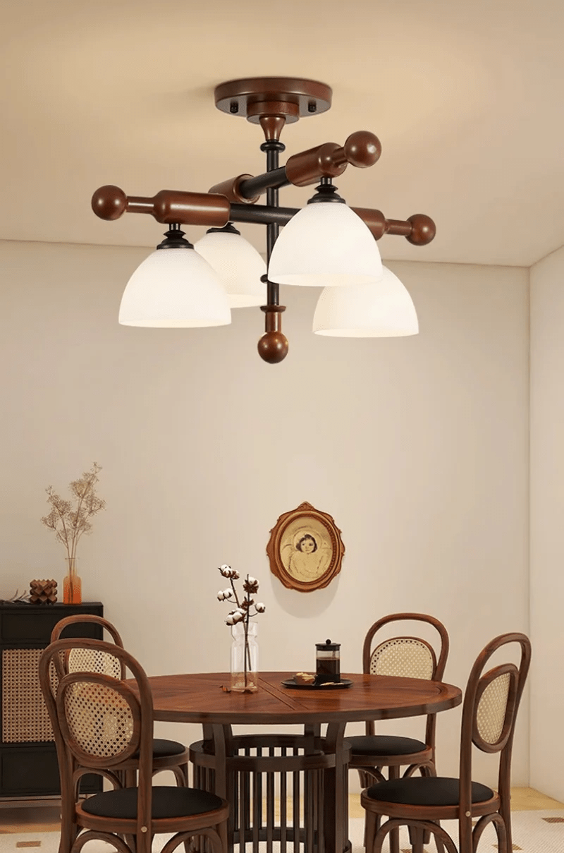 Rusticana Crossbeam Wood Ceiling Light - Blowlighting